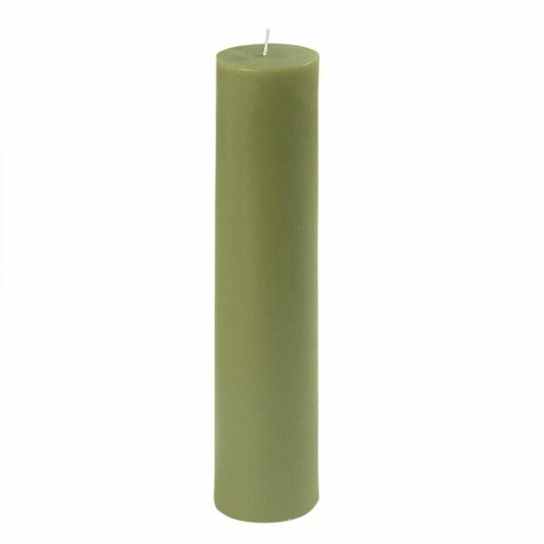 Jeco 2 x 9 in. Sage Green Pillar Candle CPZ-2911